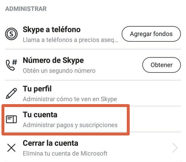 How to change Skype password from the app, step 4