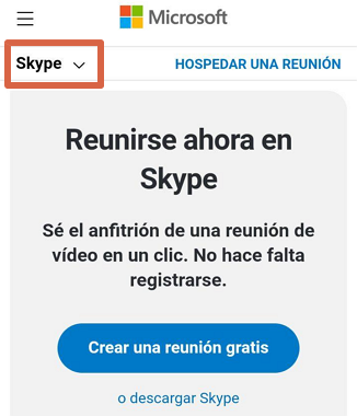 Cómo cambiar la contraseña de Skype desde el navegador del celular paso 2