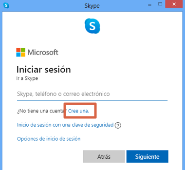 Cómo crear una cuenta o registrarse en Skype desde la versión de escritorio paso 4