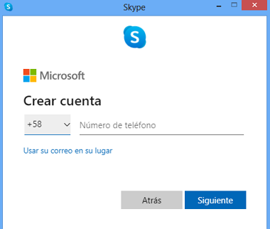 Cómo crear una cuenta o registrarse en Skype desde la versión de escritorio paso 5