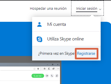 Cómo crear una cuenta o registrarse en Skype desde la versión web paso 3