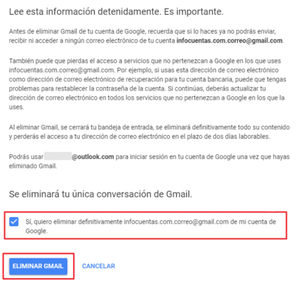 Cómo eliminar tu cuenta de Gmail ≫ Borrar definitivamente