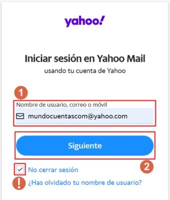 Yahoo mail español iniciar sesion