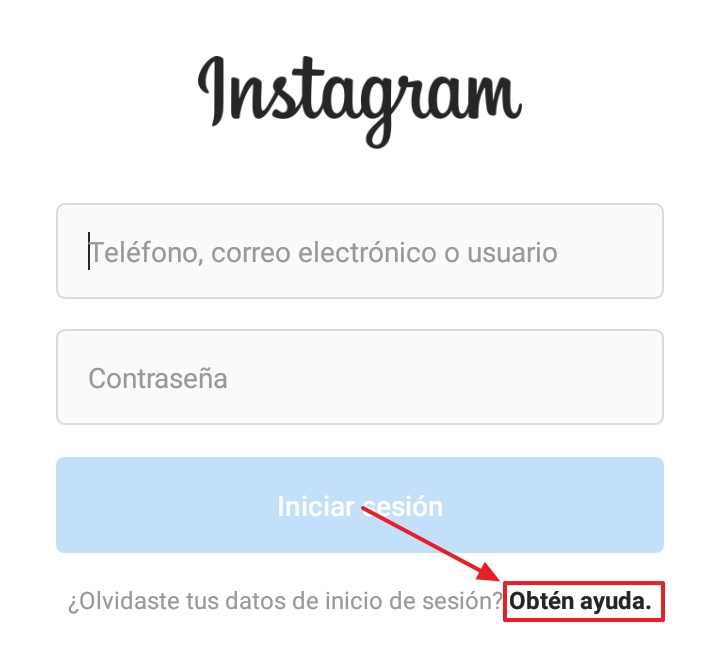 Cómo recuperar una cuenta de Instagram