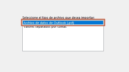 Restaurar una copia de seguridad del correo Hotmail u Outlook paso 4