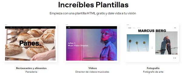 Wix 25 Ventajas de Wix
