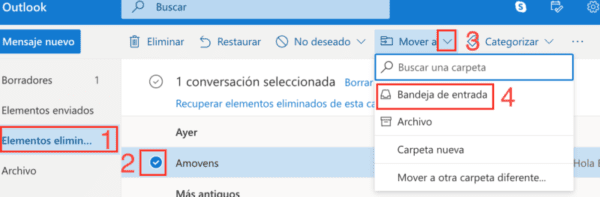 Recuperar Correos Eliminados Hotmail Hace Tiempo