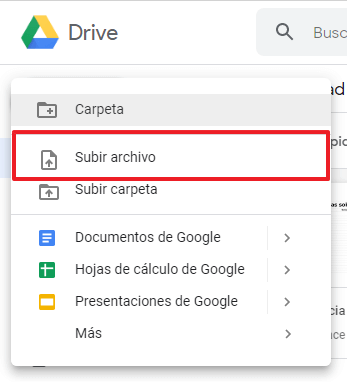 Cúal Gracioso subterraneo Cómo subir un archivo a Google Drive ≫ Guía paso a paso