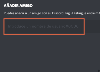 Cómo agregar amigos en Discord utilizando nombre de usuario y DiscordTag paso 3