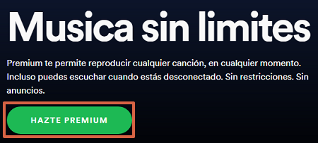 How to Renew Premium Account on Spotify, Step 2