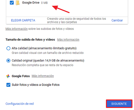 Cómo subir un archivo a Google Drive desde la PC Sincronizando paso 5