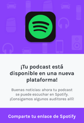 Cómo subir un podcast a Spotify desde Anchor paso 10