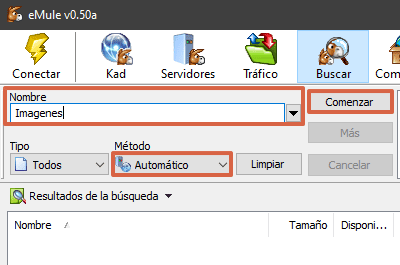 Cómo descargar archivos en eMule paso 3