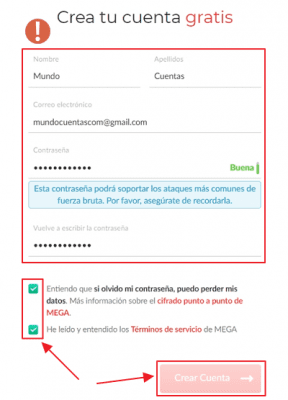 Crear una CUENTA o registrarse en MEGA (nube) 🥇