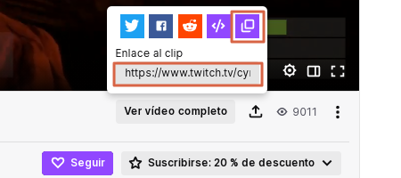 Cómo descargar clips de Twitch utilizando Clipr Paso 5