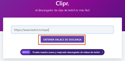 Cómo descargar clips de Twitch utilizando Clipr Paso 6