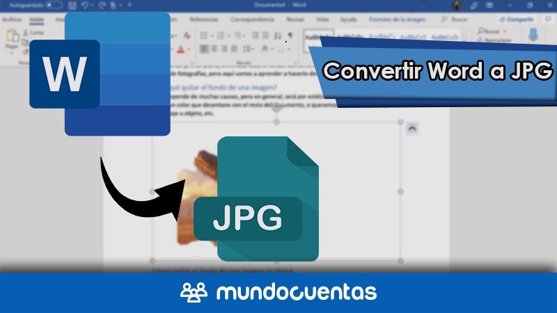 Convertir una documento de Word a JPEG o PNG online gratis