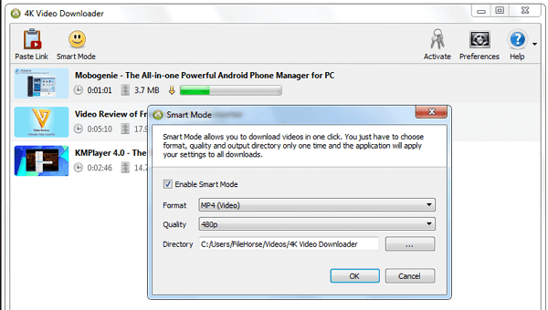 Utilizar 4K Video Downloader para descargar un video de Vimeo