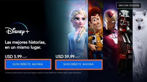 Cómo conseguir o ver el contenido de Disney Plus gratis 7 Cómo conseguir o ver el contenido de Disney Plus gratis paso 2