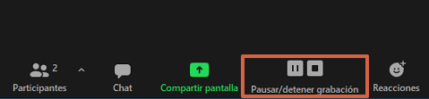 Cómo grabar una reunión en Zoom desde tu computadora con permiso del anfitrión paso 4