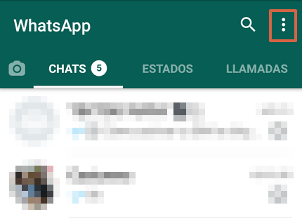 Cómo bloquear WhatsApp desde un Android a través de la aplicación paso 1
