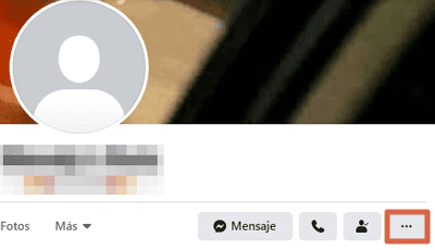 Cómo reportar un perfil en Facebook paso 1