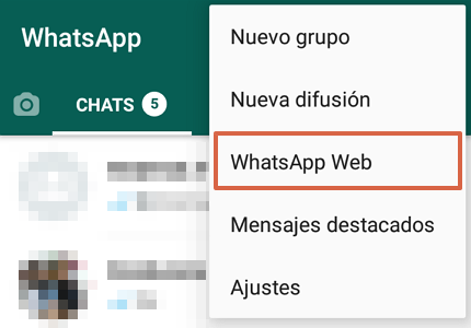 Cómo crear un grupo de WhatsApp desde WhatsApp Web paso 3