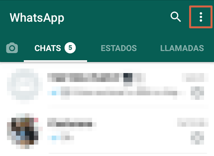 Cómo crear un grupo de WhatsApp desde un Android paso 1