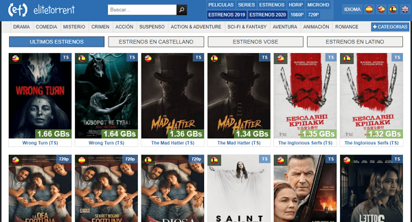 EliteTorrent como página alternativa a TodoTorrents