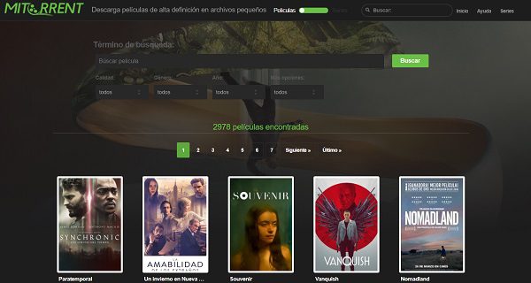 ¿MejorenVO ha cerrado o ya no existe? Las mejores alternativas 15 MiTorrent como página alternativa a MejorEnVO