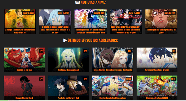 Páginas web para ver anime online gratis ≫ ¡LISTA!