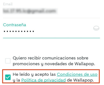 Cómo registrarse o crear una cuenta en Wallapop 16 Cómo registrarse o crear una cuenta en Wallapop desde el celular usando la app móvil paso 5
