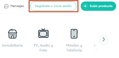 Cómo registrarse o crear una cuenta en Wallapop 10 Cómo registrarse o crear una cuenta en Wallapop desde el ordenador paso 1