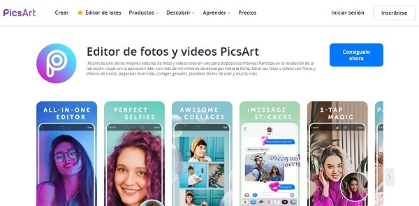 PicsArt Photo Studio como programa para editar fotos