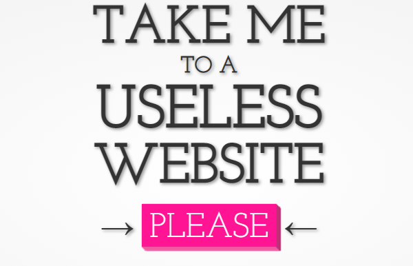 The uselesss web