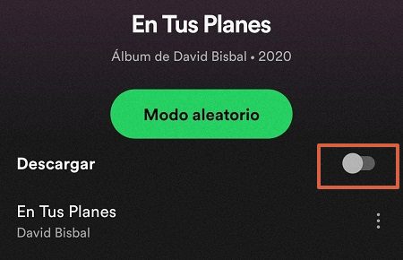 Cómo descargar una canción o playlist en Spotify paso 1