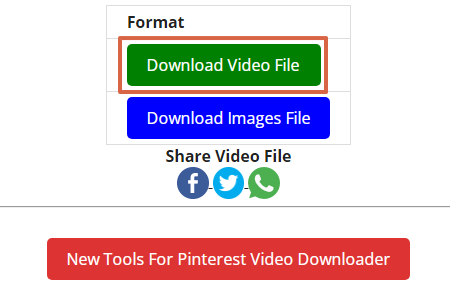 Cómo descargar vídeos de Pinterest en PC paso 5