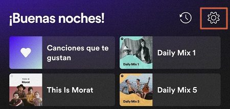 Configuración adicional de Spotify paso 1