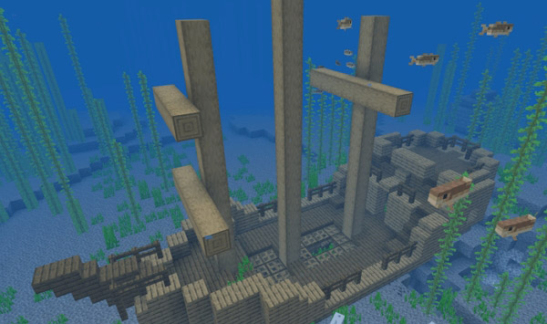Cómo conseguir el corazón del mar en Minecraft buscando en naufragios