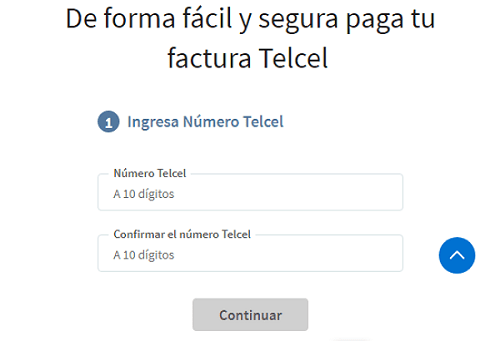 Pagar Telcel en línea desde la página oficial