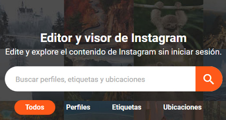 Cómo explorar perfiles de Instagram en Picuki desde el ordenador paso 2