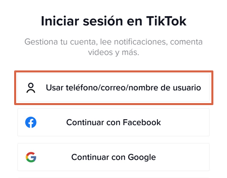 Cómo cambiar la contraseña de TikTok desde la app sin iniciar sesión paso 3