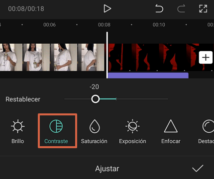 Cómo hacen para editar el video y quitar el filtro rojo de TikTok paso 10