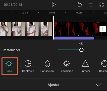 Cómo hacen para editar el video y quitar el filtro rojo de TikTok paso 9