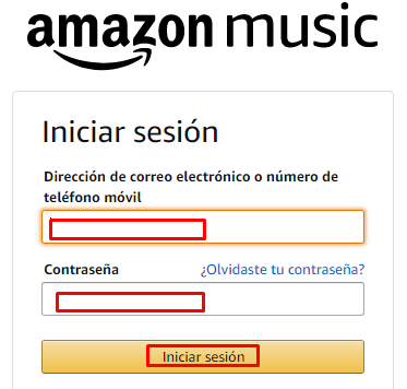 Cancelar Amazon Music paso 1