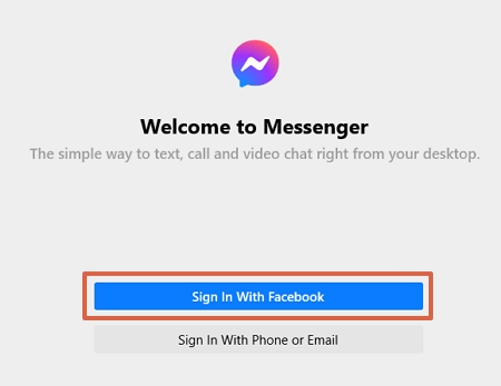 Cómo archivar o desarchivar conversaciones en Facebook Messenger desde la app de escritorio paso 3