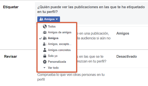 Cómo elegir quién puede ver las publicaciones en las que te han etiquetado en Facebook para hacer el perfil más privado