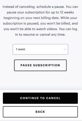 Como cancelar Hulu desde la app paso 3