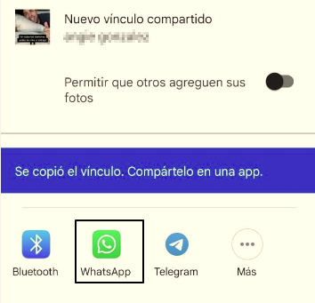 Cómo enviar archivos pesados por WhatsApp con Google Drive paso 4