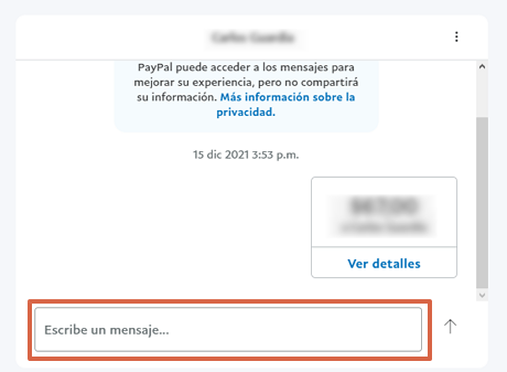 Cómo solicitar un reembolso en PayPal paso 3